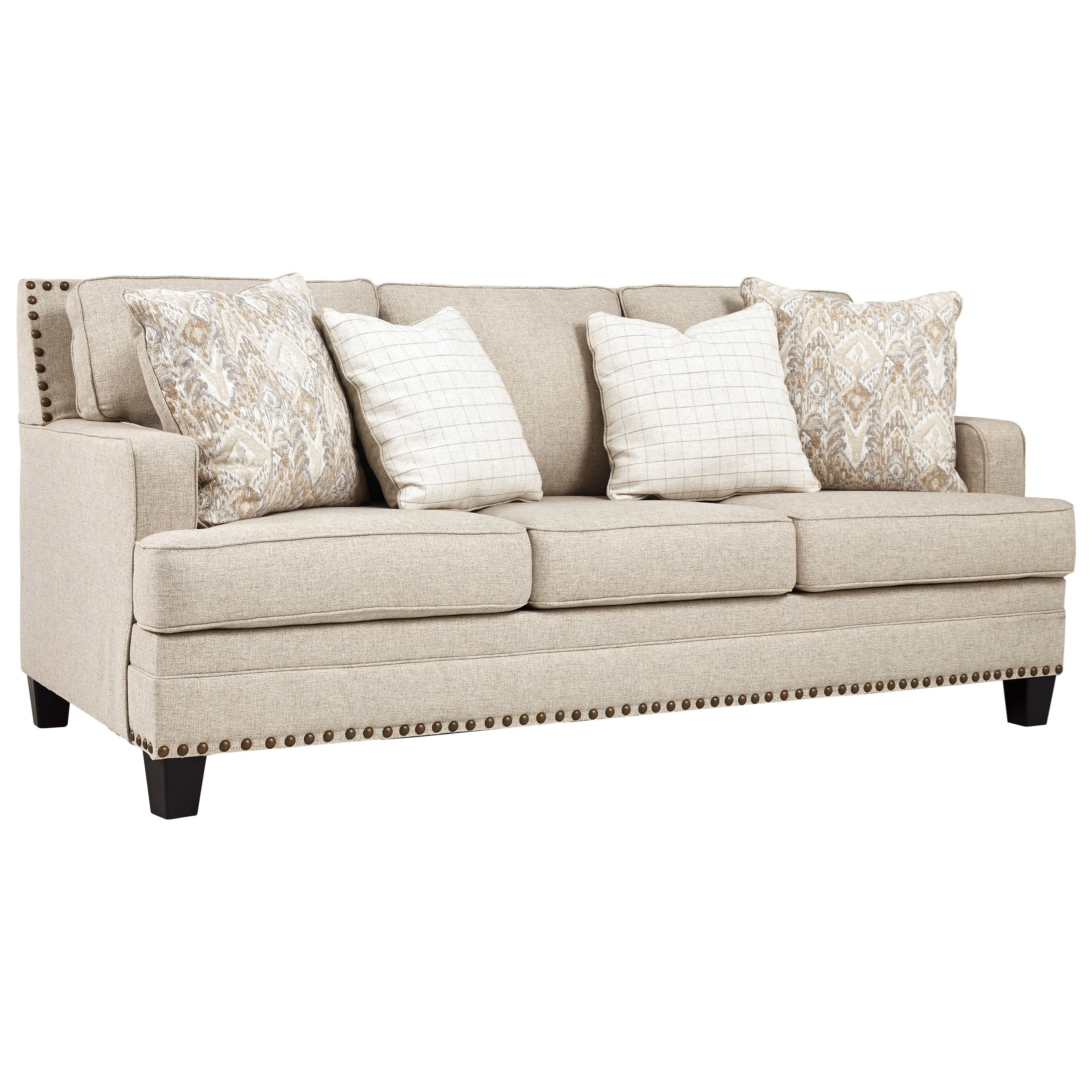 Nailhead sofa store ashley